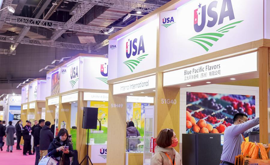 U.S. booth at FI China