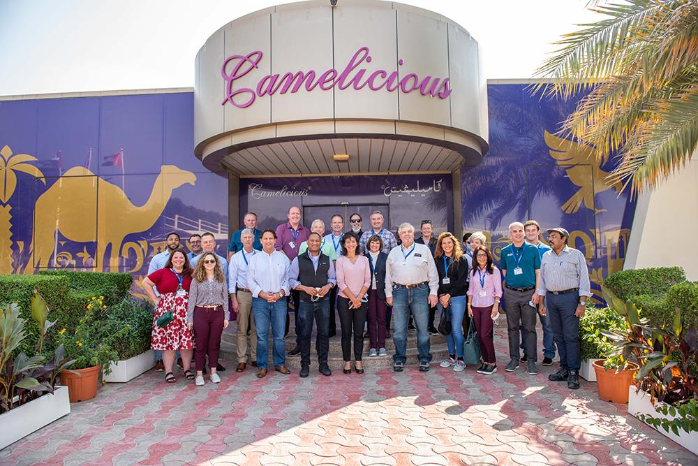 Before the facility tour, the delegation members introduced themselves to Camelicious leadership and posed for a group photo.