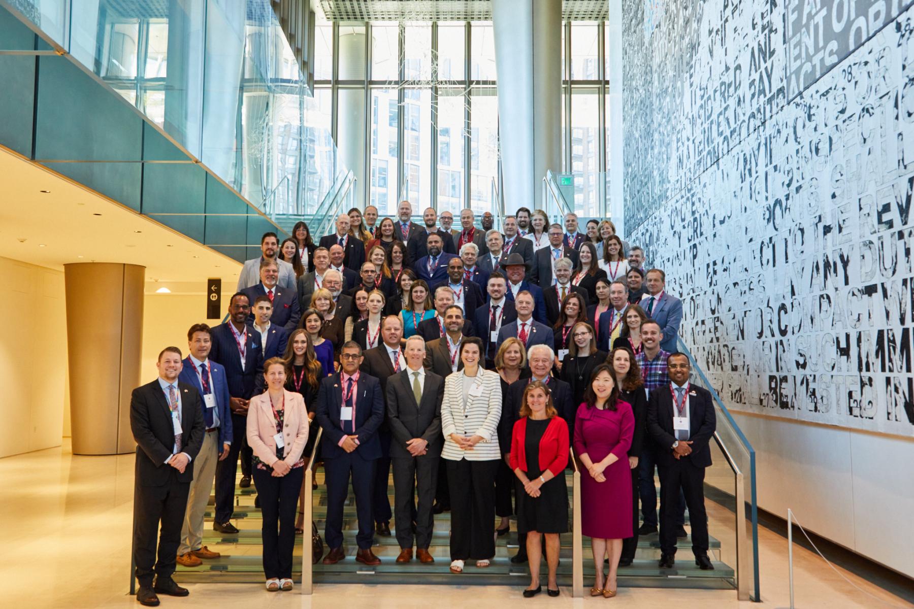 USDA trade mission delegation at the U.S. Embassy in London.