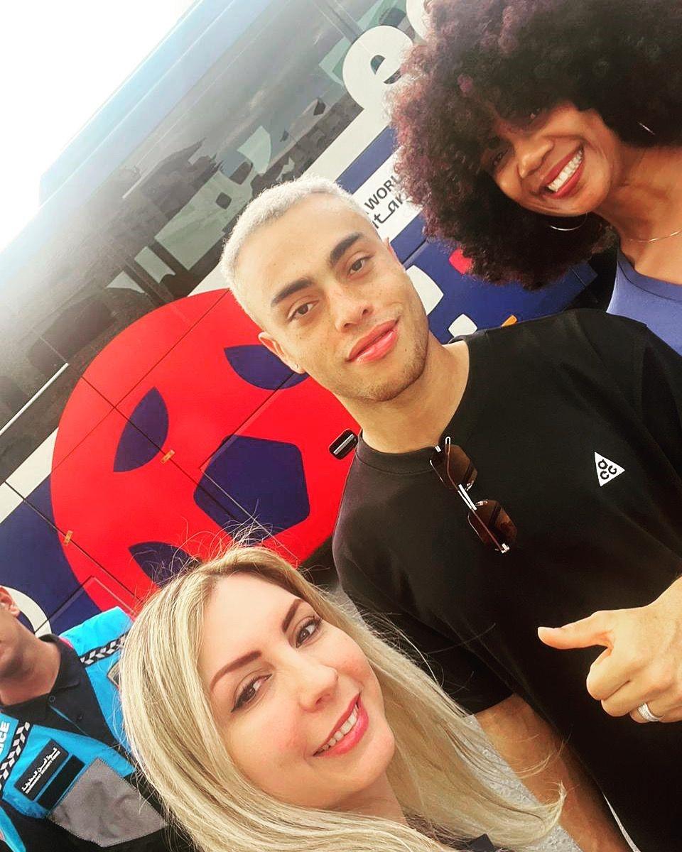 Team USA Defender Sergiño Dest visits the USA Pavilion to see what healthy U.S. foods the FAS team has on hand to help energize all the players on the field.