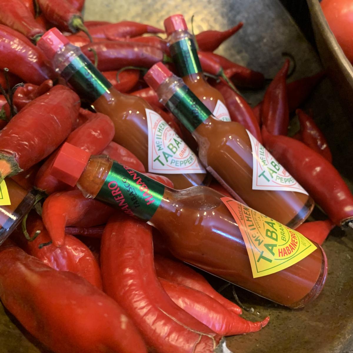 U.S.-made Tabasco sauce was a key ingredient, keeping things hot during a virtual cooking class for gastronomy students in Brazil.