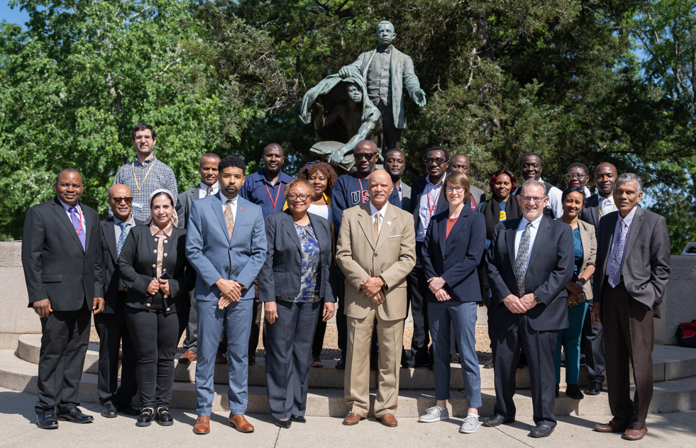 USDA staff toured the campus with university leadership and the fellowship program management team.