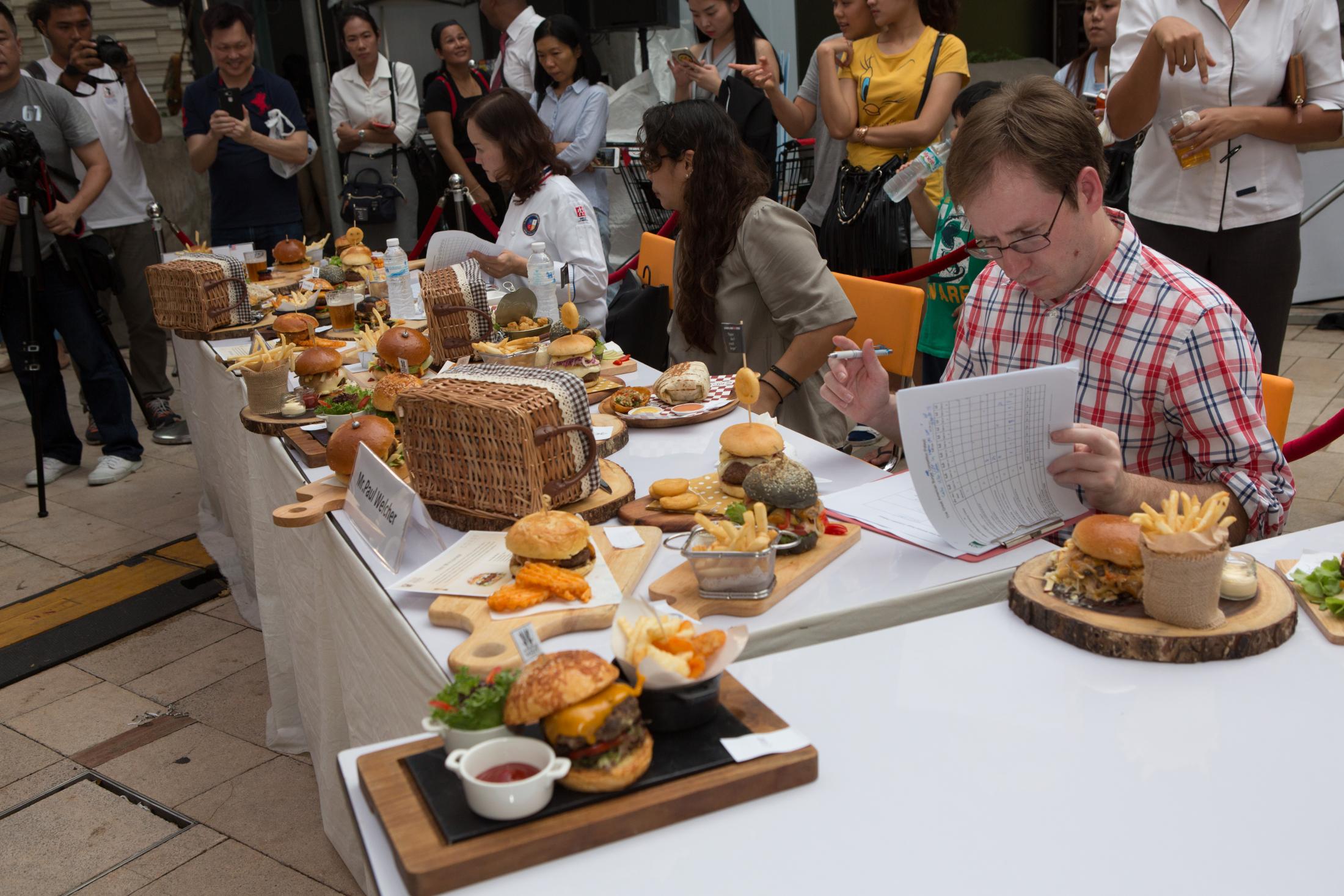 Paul Welcher judges the Great American Burger – in Thailand! 