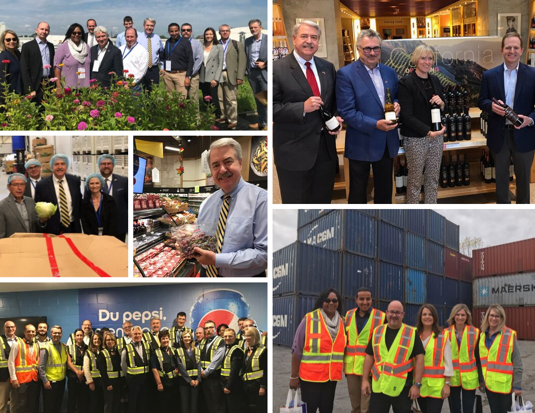 Photos of USDA Canada trade mission in September 2019.