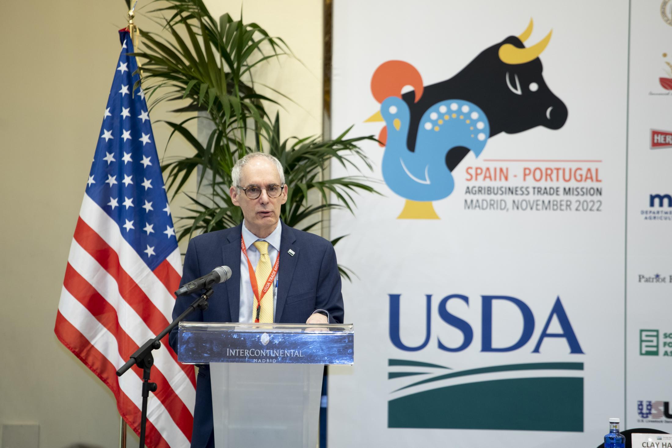 FAS Associate Administrator Clay Hamilton led the USDA agriculture trade mission to Spain