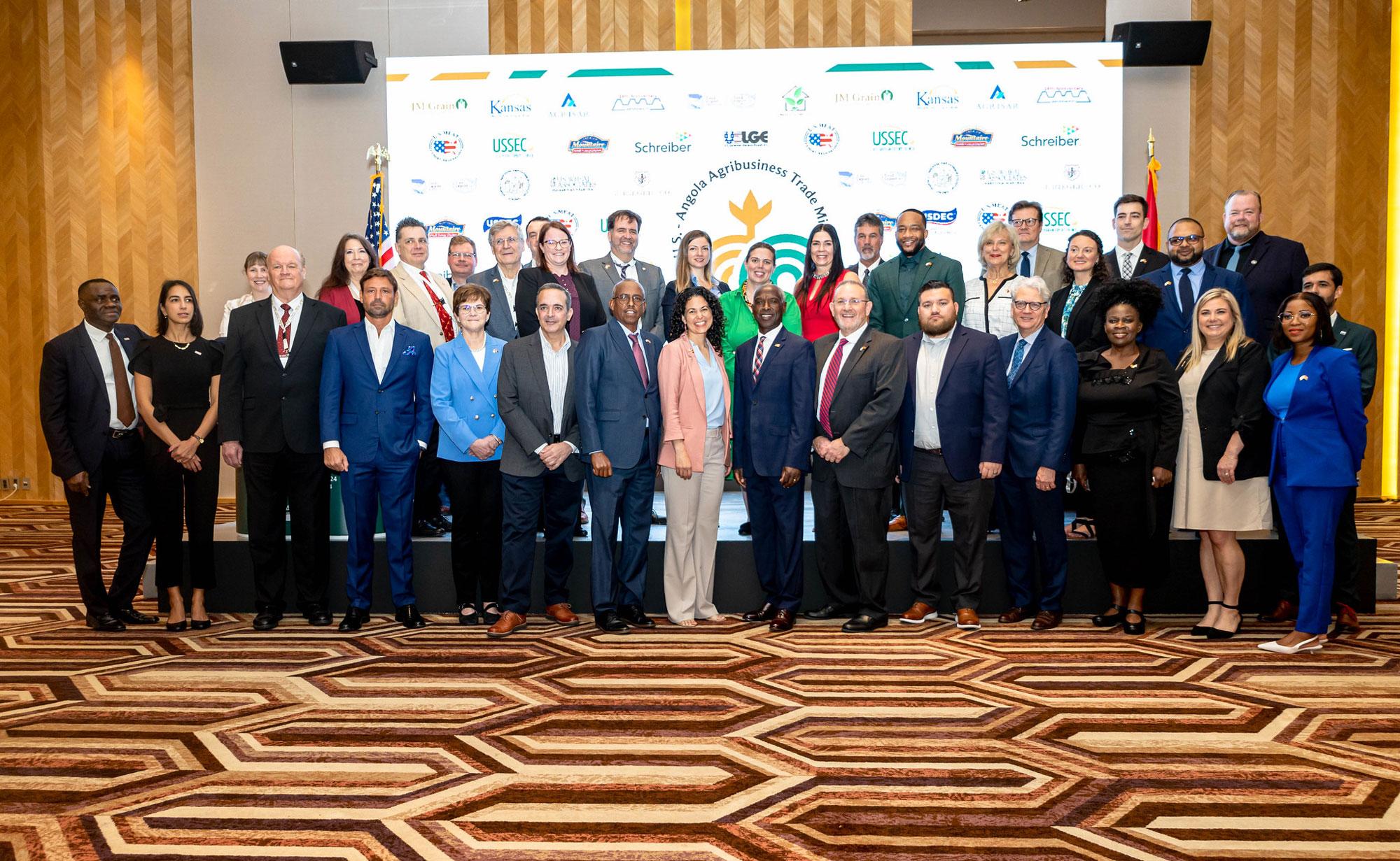 USDA Deputy Secretary Torres Small led a diverse U.S. delegation of representatives and leaders from state departments of agriculture, commodity and regional trade groups, and agribusinesses on USDA’s first trade mission to Angola.