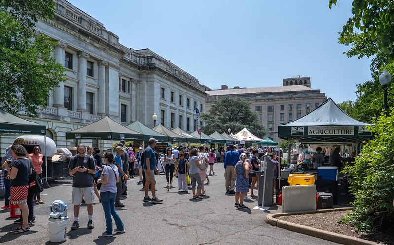 USDA farmers market in Washington, D.C.